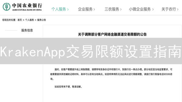 KrakenApp交易限额设置指南：掌控加密资产风险