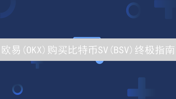 欧易(OKX)购买比特币SV(BSV)终极指南：现在购买还为时不晚？